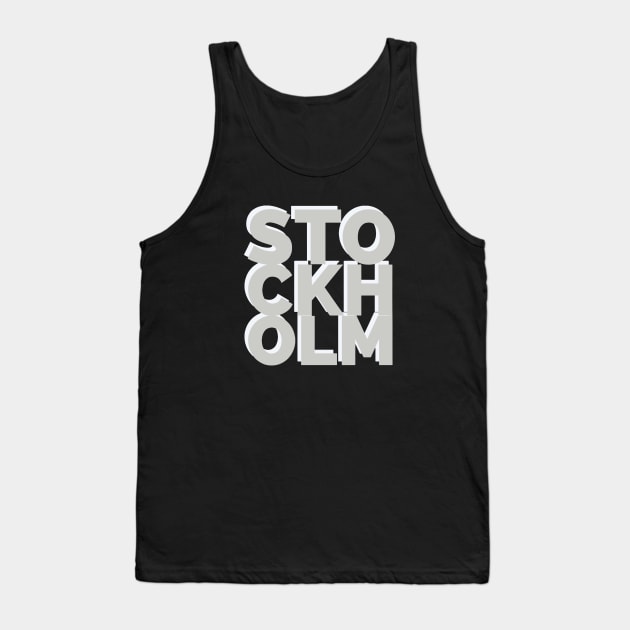 Stockholm, Sweden - Sverige Tank Top by swedishprints